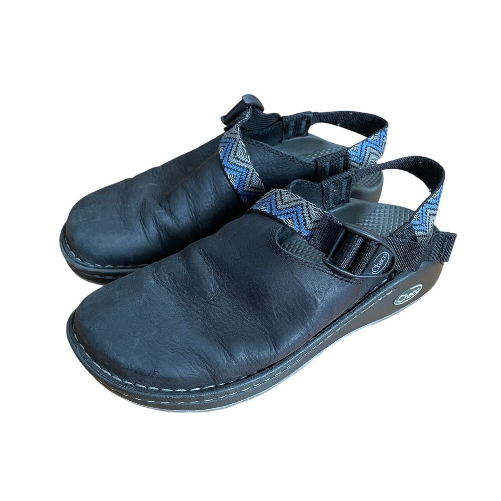 Chaco ToeCoop slip on clogs Women 8 Black #0332
